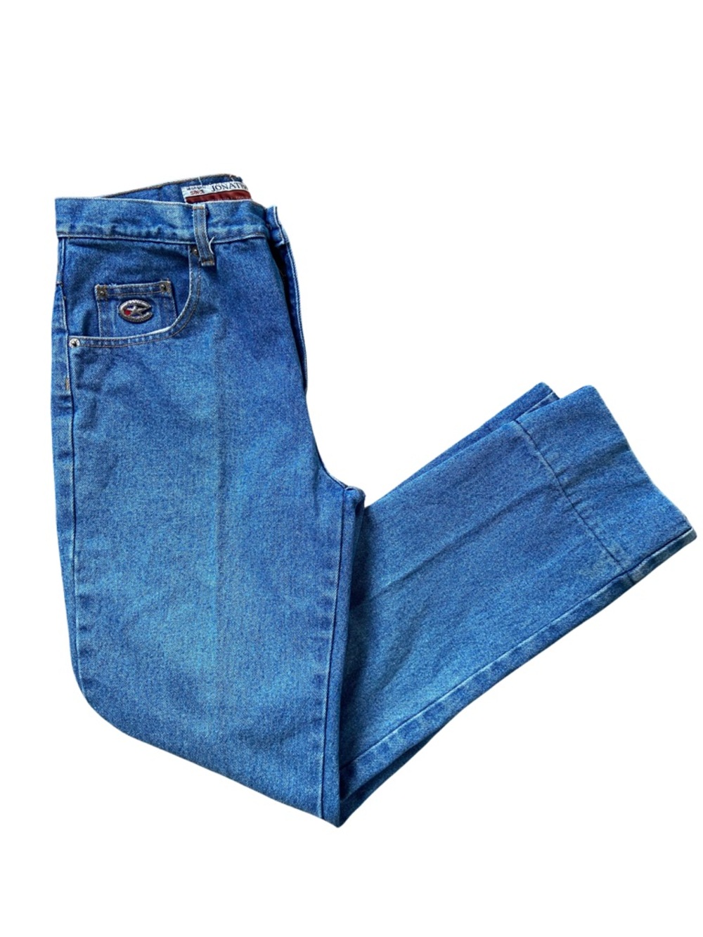 Jonathan G Vintage Western Blue Denim Jeans - Classic Straight Fit